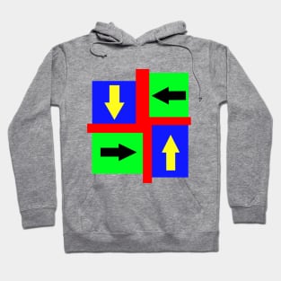 Arrows And Squares Hoodie